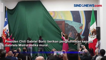 Beginilah Mural Buatan Gabriela Mistral, Peraih Penghargaan Nobel Puisi Chili