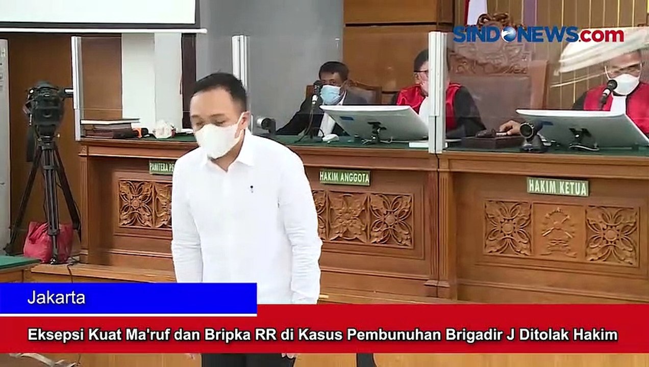 Eksepsi Kuat Ma'ruf dan Bripka RR di Kasus Pembunuhan Brigadir J Ditolak Hakim