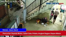 Pencurian Sepeda Motor, Salah Satu Pelaku Angkat Bagian Depan Motor