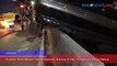 Ringsek! Mobil Mewah Tabrak Separator Busway di Slipi, Pengemudi Diduga Mabuk
