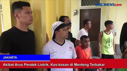 Kebakaran Kos-kosan di Jakarta Pusat, Api Berasal dari Sebuah Gudang