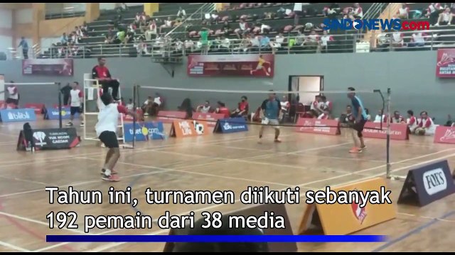Kejuaraan Bulu Tangkis, Diikuti 192 Pemain dari 38 Media di Jakarta