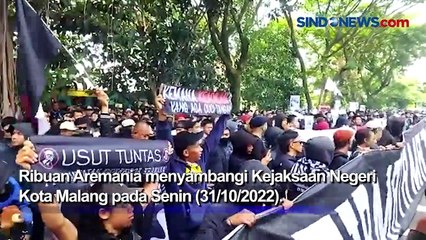 Aremania Geruduk Kejari Kota Malang, Minta Penambahan Pasal