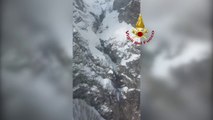 Elicottero recupera escursionista disperso nel Parco del Gran Sasso