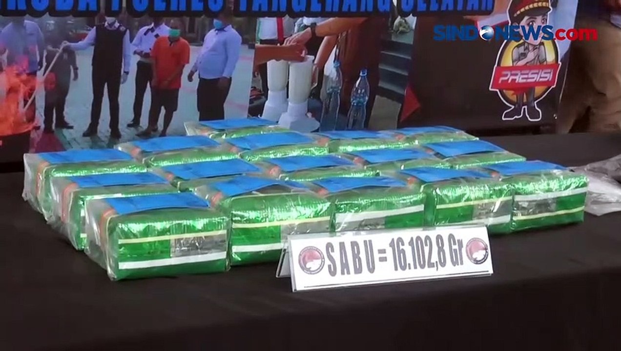 Penyelundupan 16 Kg Sabu Jaringan Internasional Digagalkan  Polres Tangsel, Begini Modusnya