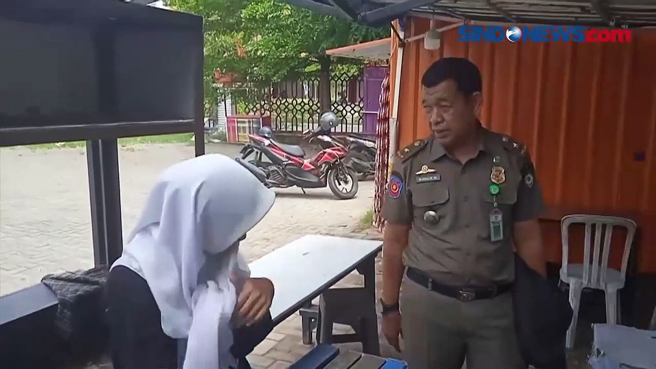Pelajar Kocar-kacir Dirazia Satpol PP saat Bolos Sekolah di Gowa