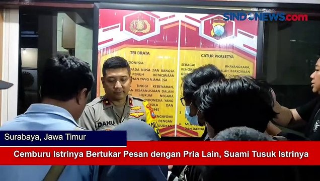 Cemburu Istrinya Bertukar Pesan dengan Pria Lain, Suami Tusuk Istrinya
