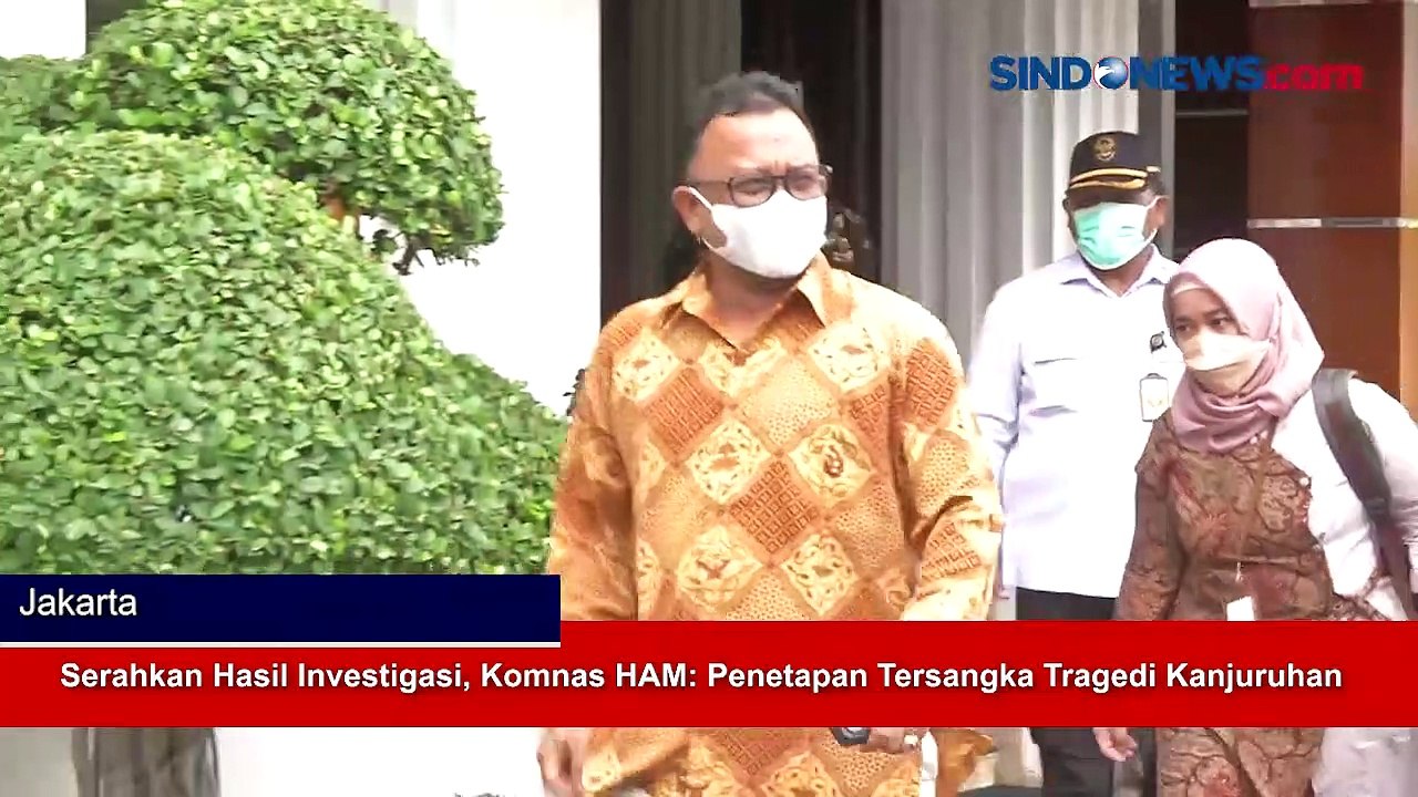 Serahkan Hasil Investigasi, Komnas HAM: Penetapan Tersangka Tragedi Kanjuruhan Harusnya Tidak Hanya 6 Orang