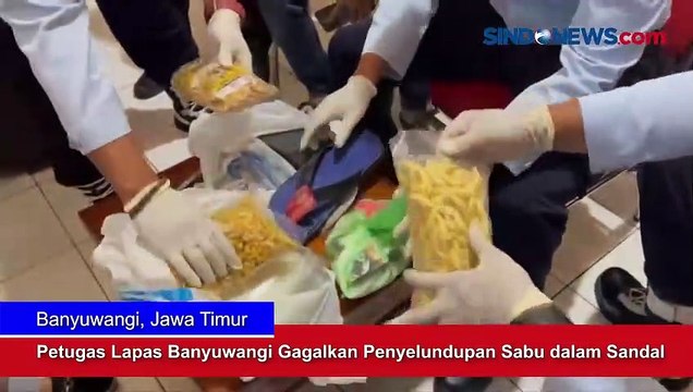 Petugas Lapas Banyuwangi Gagalkan Penyelundupan Sabu dalam Sandal