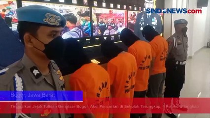 Tinggalkan Jejak Tulisan Gengtser Bogor, Aksi Pencurian di Sekolah Terungkap