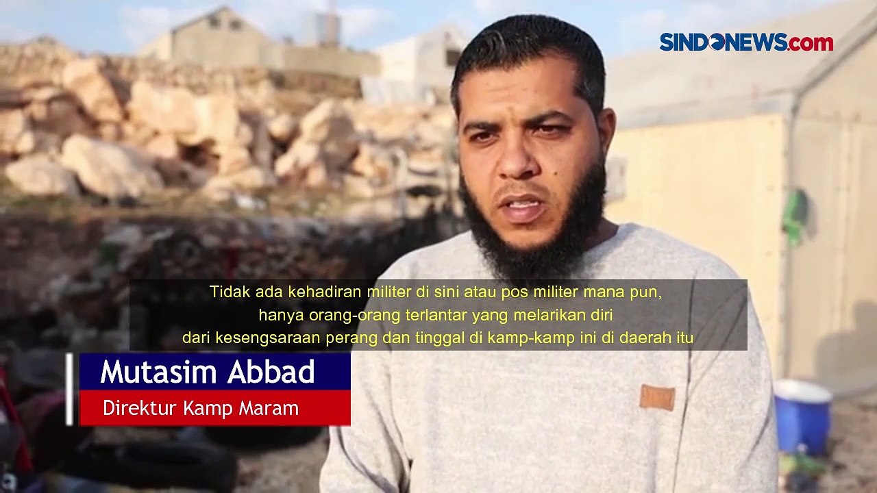 Tenda Permukiman Keluarga Terlantar yang Dikuasai Pemberontak Ditembaki Pasukan Suriah