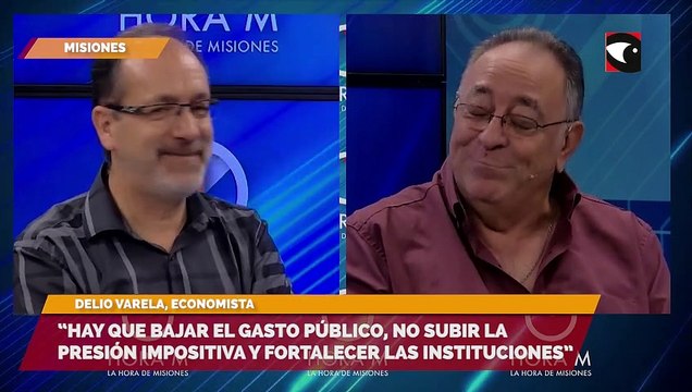 “Hay que bajar el gasto público, no subir la presión impositiva y fortalecer las instituciones”