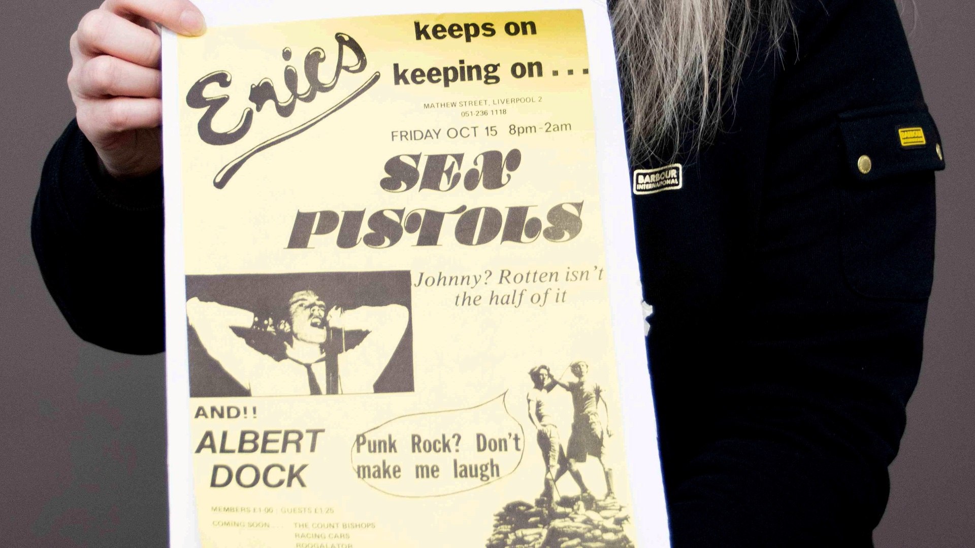 Sex Pistols’ poster from Liverpool gig found in drawer -LiverpoolWorld  Headlines