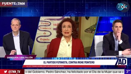 La histórica feminista Lidia Falcón estalla contra Podemos: "Jamás imaginé que se aprobaría la monstruosa 'ley trans'"