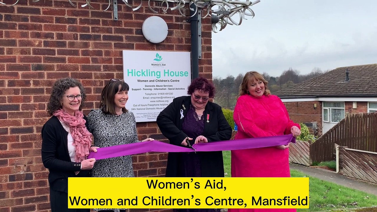 Grieving mum addresses women of Mansfield as Nottinghamshire women's aid centre launched