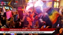 Ankara'da 8 Mart Emekçi Kadınlar Günü kutlamaları - Kadınlar 'Hükümet İstifa' sloganları atıyor | Haber: Seda Taşkın
