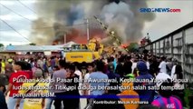 Puluhan Kios Terbakar, Api Diduga Berasal dari Tempat Penjualan BBM