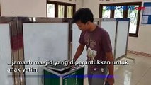 Detik-Detik Pencuri Kotak Amal dan Santunan Anak Yatim Terekam CCTV