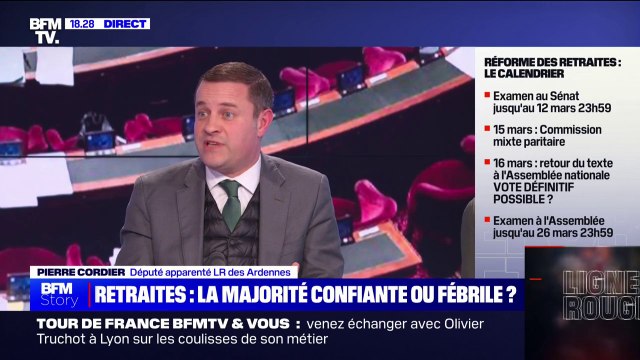 Retraites: Élisabeth Borne n'aura pas de majorité à l'Assemblée nationale affirme Pierre Cordier, député apparenté LR
