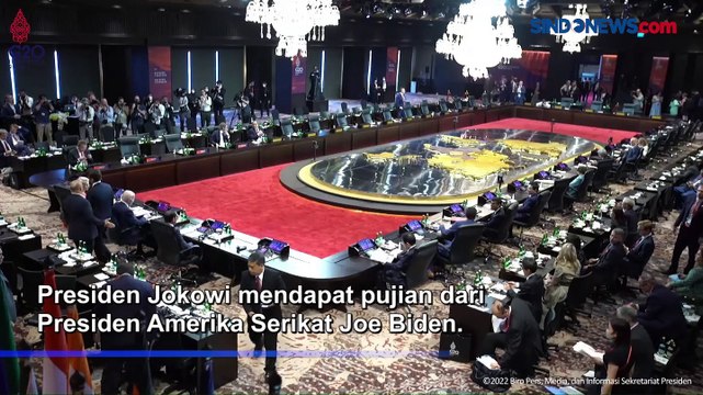 Begini Momen Joe Biden Puji Presiden Jokowi, Langsung Disambut Riuh Tepuk Tangan