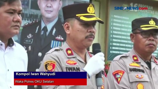 6 Begal Sadis Dilumpuhkan Polisi dengan Timah Panas, 2 Buron di OKU Selatan