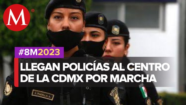 Comienzan concentraciones del 8M; continúa vallaje en Zócalo de CdMx