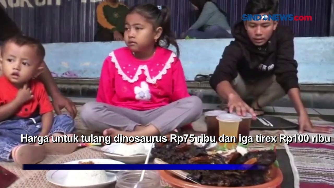 Unik, Tulang Dinosaurus dan Iga Tirex Diburu Pecinta Kuliner di Grobogan
