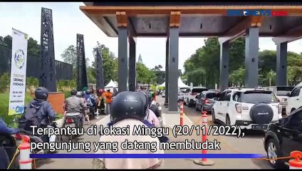 Warga Antusias Kunjungi TMII setelah Revitalisasi, Antrean Mengular