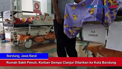 Rumah Sakit Penuh, Korban Gempa Cianjur Dilarikan ke Kota Bandung