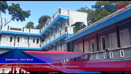 Panik akibat Gempa, 4 Santri Lompat dari Gedung Pesantren