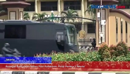 Ruangan Baintelkam Mabes Polri Kebakaran, Polisi Periksa 2 Teknisi