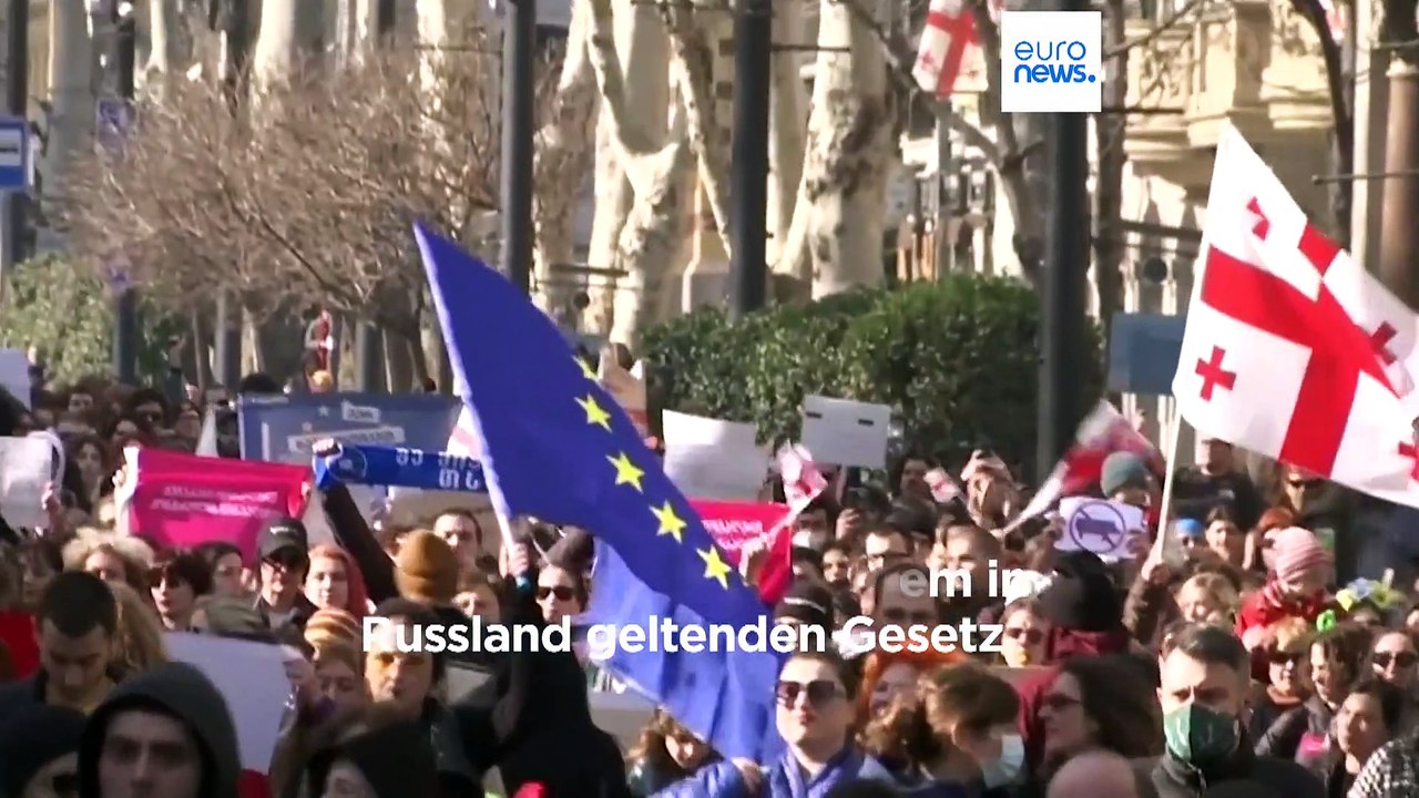 Agenten-Gesetz: Baltenstaaten besorgt um Demokratie in Georgien