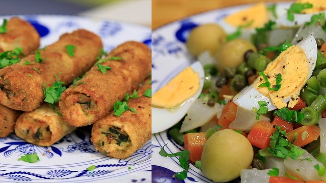 Cannelloni aux épinards , Salade Macédoine - koujinetna Haka 02 EP 104