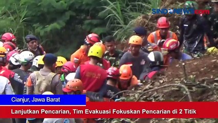 Lanjutkan Pencarian, Tim Evakuasi Fokuskan Pencarian di 2 Titik