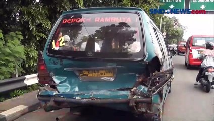 Kecelakaan Beruntun Minibus dan Angkot, Kasus Diselesaikan secara Kekeluargaan