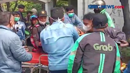 Hilang Kendali, Pemotor Kritis setelah Terpental dari Flyover Kemayoran Setinggi 10 Meter