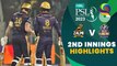 2nd Innings Highlights | Peshawar Zalmi vs Quetta Gladiators | Match 25 | HBL PSL 8 | MI2T
