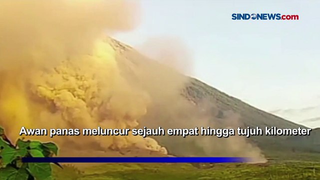 Gunung Semeru Erupsi, Awan Panas Meluncur Sejauh 7 Kilometer