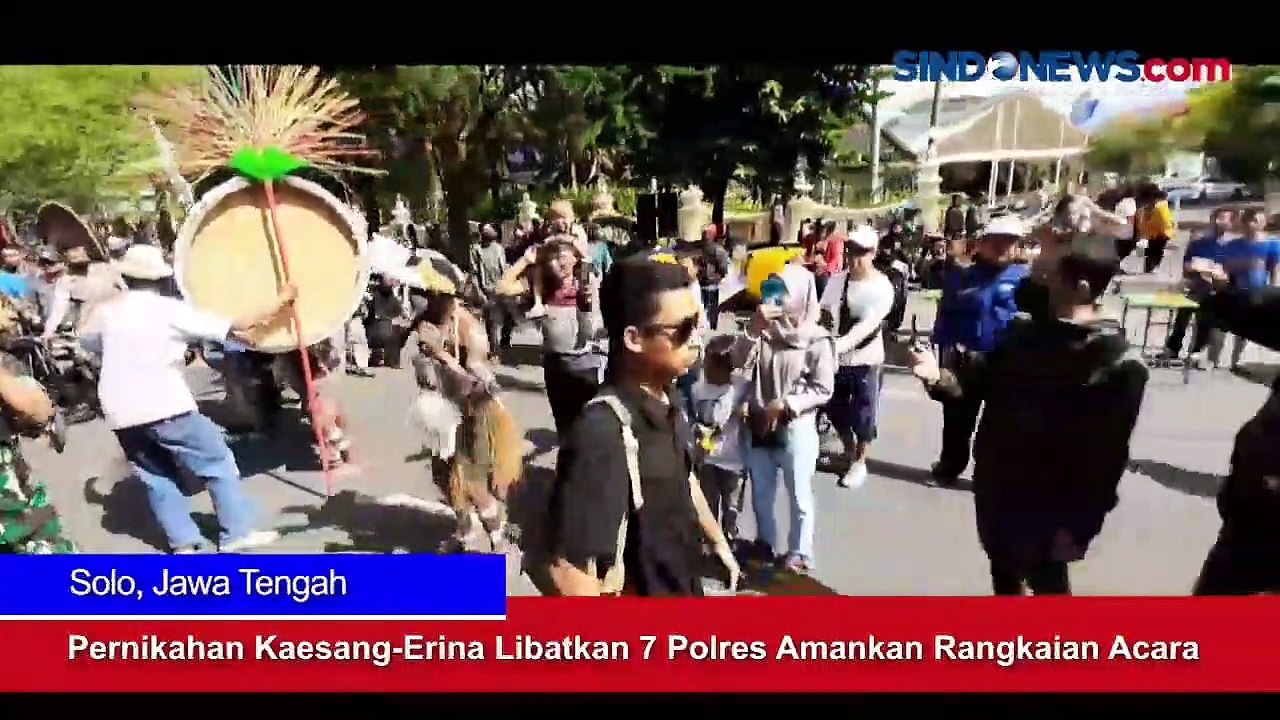Pernikahan Kaesang-Erina Libatkan 7 Polres Amankan Rangkaian Acara