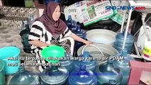 Warga Mandi di Parit Gara-Gara Air PDAM Mati 4 Hari di Samarinda