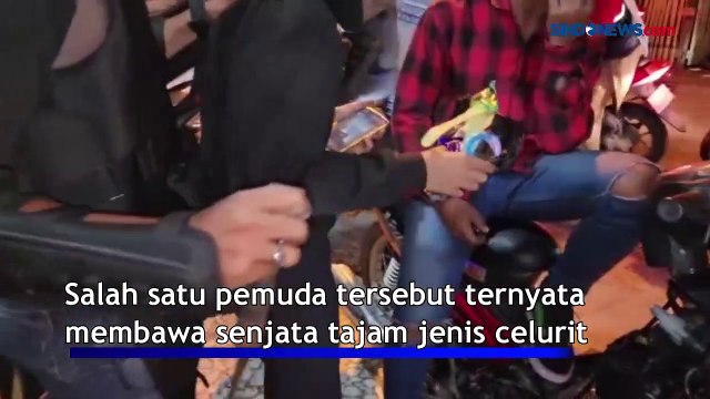 Razia Kawasan Rawan Tawuran di Medan, Pemuda Bersenjata Tajam Ditangkap
