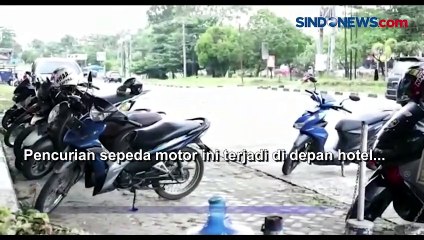 Download Video: Terekam CCTV, Aksi Pencurian Motor Siang Hari di Merangin