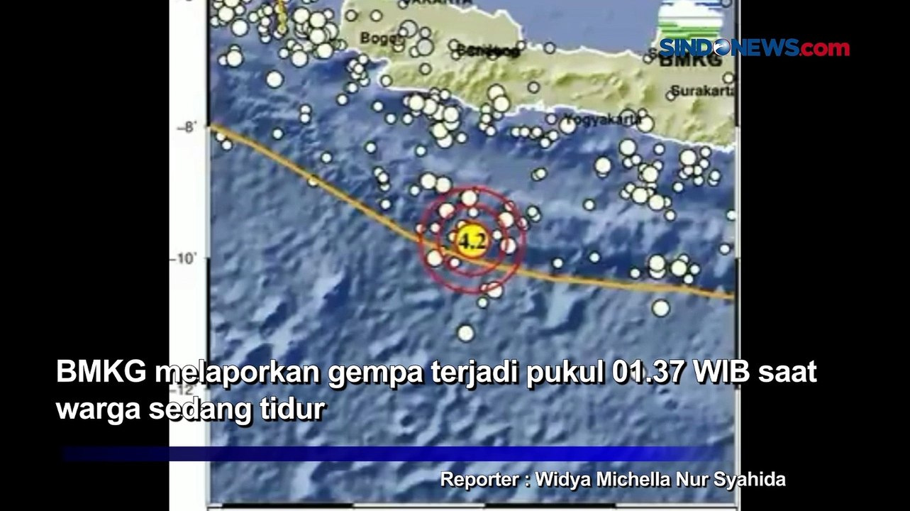 Gempa Magnitudo 4,2 Mengguncang Pangandaran