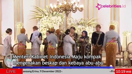 Keren! Menteri Kabinet Indonesia Maju Kenakan Busana Warna Abu-Abu di Resepsi Kaesang-Erina