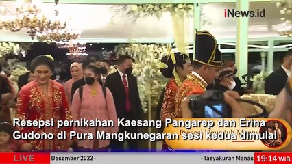 Resepsi Sesi ke-2, Para Mantan Wapres Hadir sebagai Tamu VIP