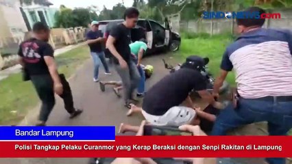 Download Video: Polisi Tangkap Pelaku Curanmor yang Kerap Beraksi dengan Senpi Rakitan di Lampung