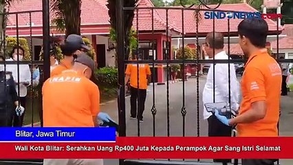 Wali Kota Blitar: Serahkan Uang Rp400 Juta Kepada Perampok Agar Sang Istri Selamat