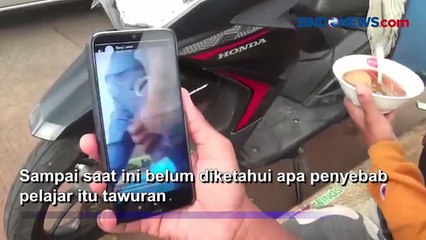 Pelajar SMP Terkena Sabetan Celurit saat Tawuran di Bekasi