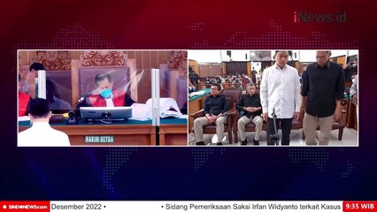 Momen 4 Saksi di Sidang Obstruction of Juctice Irfan Widyanto Disumpah