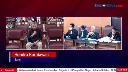 Saksi Hendra Kurniawan Ungkap Penemuan di Duren Tiga saat Malam Pembunuhan Yosua